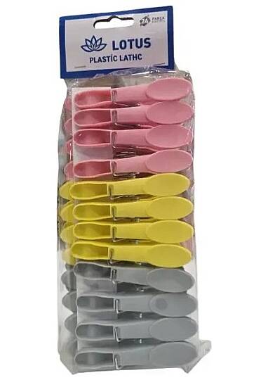 PLASTİK MANDAL 24 LÜ LOTUS MND31