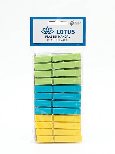 PLASTİK MANDAL 24 LÜ LOTUS MND41 