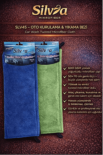 SİLVİA CAR WASH TWİSTED 60*70 