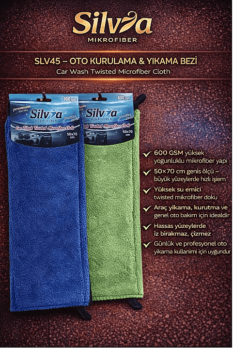 SİLVİA CAR WASH TWİSTED 60*70  - 1