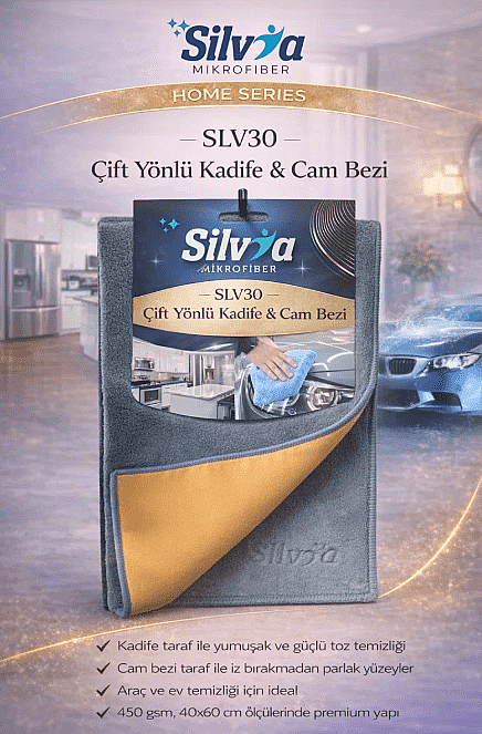 SİLVİA ÇİFT YÖNLÜ KADİFE CAM BEZİ 40*60 - 1