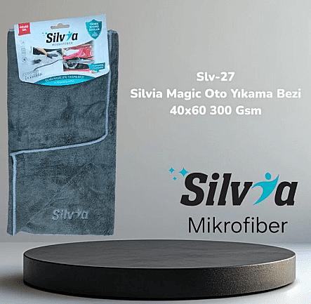 SİLVİA MAGİC OTO YIKAMA BEZİ 40*60 KARTELALI - 1