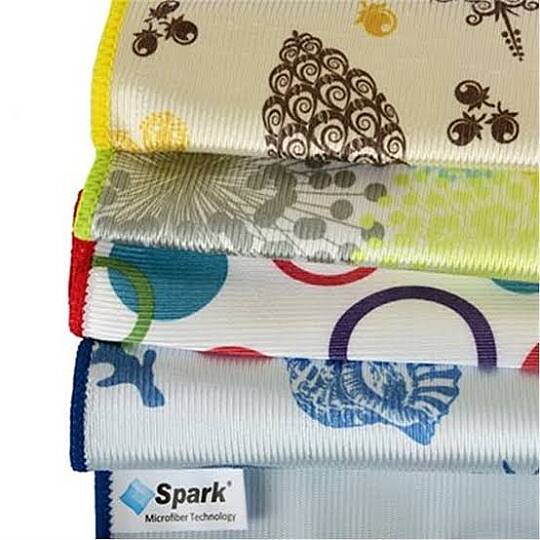 SPARK DESENLİ MİKROFİBER BEZ 40*40